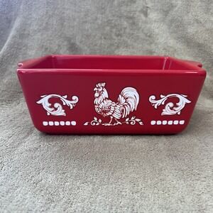 Temp-tations by Tara Doodle Doo Red Rooster 1.5 Qt Baker 543997